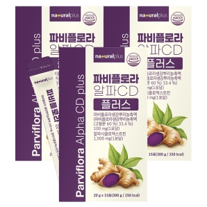 내츄럴플러스 파비플로라 알파CD 플러스 15포 3박스