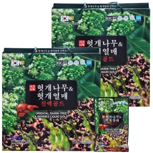 시그니처 헛개나무&헛개열매 진액골드 30포 2박스 캐리어타입