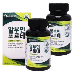 일진헬스케어 알부민포르테 120정 2박스