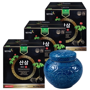 영진약품 산삼배양근고 1kg 3박스 선물용 보자기포함