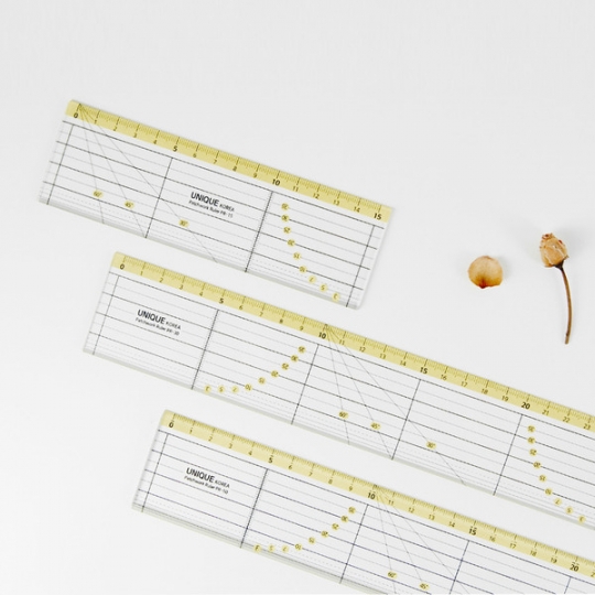 유니크 컬러 패치워크 시접자 15cm / 30cm / 50cm