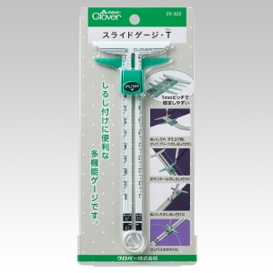 [CLOVER] 슬라이드T 제도용 자 (25-322) 양재도구 휴대용 소잉부자재