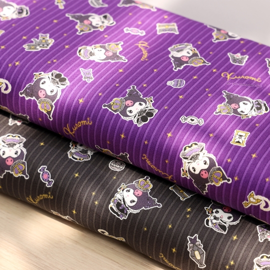 [KIYOHARA&times;SANRIO] 산리오 정품 라이센스 원단 트윙클쿠로미 (1/2마)