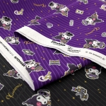 [KIYOHARA&times;SANRIO] 산리오 정품 라이센스 원단 트윙클쿠로미 (1/2마)