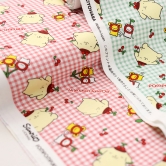 [KIYOHARA&times;SANRIO] 산리오 정품 라이센스 원단 체리피크닉 폼폼푸린 (1/2마)