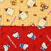 [KIYOHARA&times;SANRIO] 산리오 정품 라이센스 원단 다이아몬드 퀼팅 누빔 원단 (1/2마)