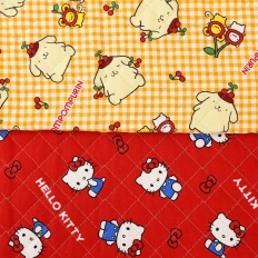 [KIYOHARA&times;SANRIO] 산리오 정품 라이센스 원단 다이아몬드 퀼팅 누빔 원단 (1/2마)