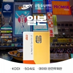 일본유심5G 데이터 완전 무제한 4일 (KDDI망)