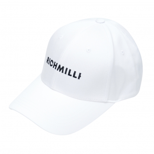 레터링 오버핏 볼캡 화이트