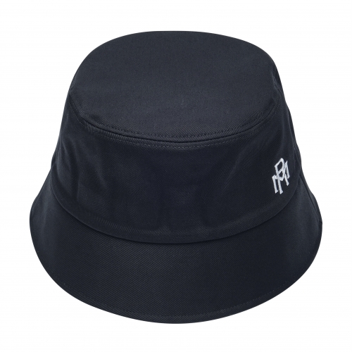 시그니처 로고 버킷햇 블랙