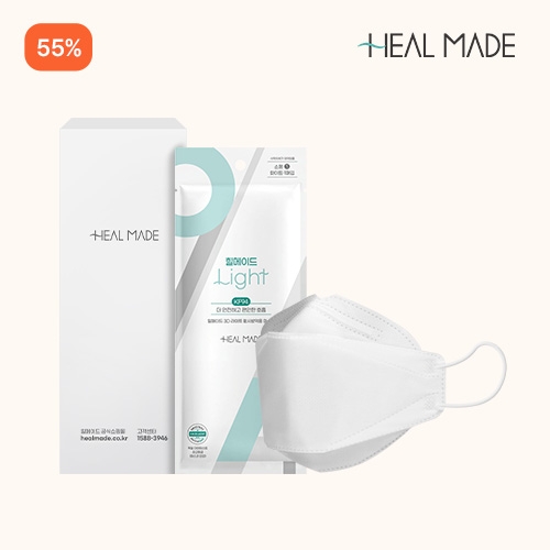 ★55%할인★3D KF94 라이트형 마스크 어린이용 화이트 소형 50매