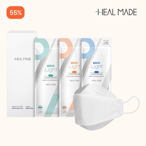 ★55%할인★3D KF94 라이트형 마스크 대형,중형,소형 50매
