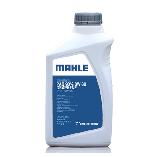 MAHLE 말레 합성엔진오일 0W30 그래핀 PAO 1L 가솔린 디젤