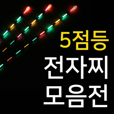 [브라보] 광섬유 전자찌 / 야화 백합 수국 / 민물찌 / 5점등 / 내림찌 중층찌