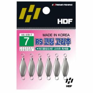 [해동] 친환경 R/S 코팅 고리추 / 도래추 / 봉돌 / HA-418
