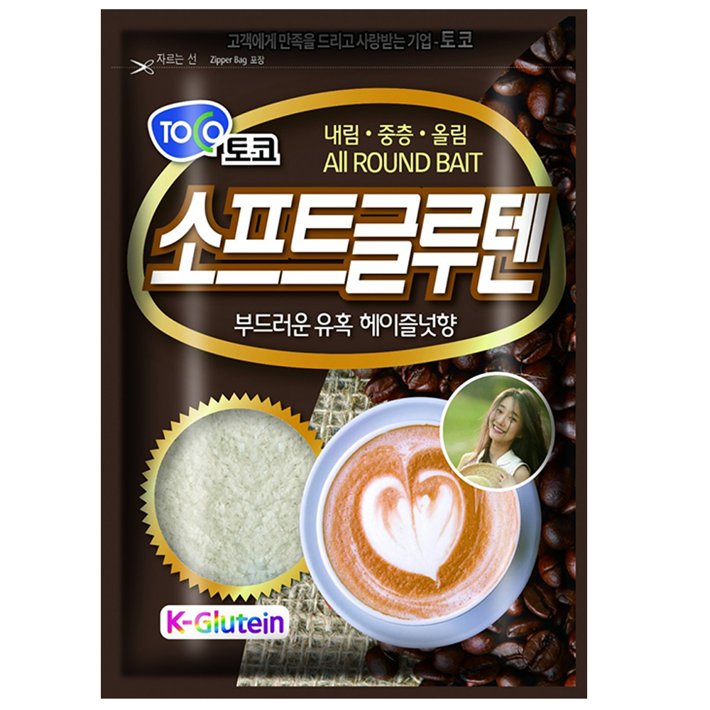 [토코] 소프트 글루텐 / 커피향 미끼 / 민물떡밥 밑밥 집어제
