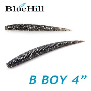 [블루힐] B BOY 비보이 B보이 웜 4인치 / 루어낚시 소프트베이트 배스웜 스트레이트웜