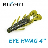 [블루힐] EYE HAWG 아이호그 4인치 / 루어낚시 소프트베이트 솔트함유 가재웜 / 프리 텍사스 지그헤드 스위밍 트레일러 리그