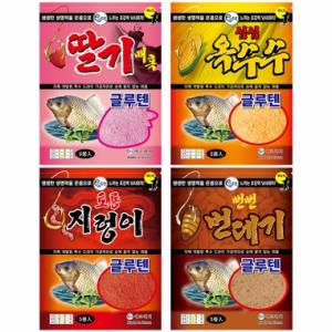 [에코레져] 떡밥 모음 / 삼색어분 껌딱지 새우 지렁이 옥수수 딸기 글루텐 /10봉주문시 1봉 더드립니다