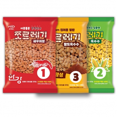 [체리피시] 한강 쪼르레기 모음전 / 옥수수 새우어분 황토옥수수 / 떡밥 집어제 / 옥수수밑밥