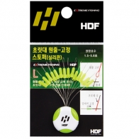 [해동] 초릿대 원줄-고정 스토퍼 [실리콘] / HA-607 / 민물낚시 소품