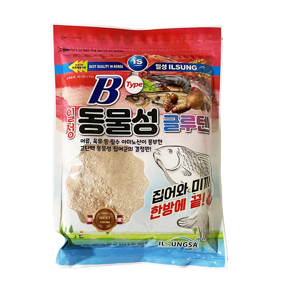 일성사 동물성글루텐 B타입 / 민물 떡밥 글루텐 밑밥 집어제