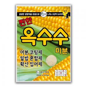 [에코레져] 찐한 옥수수 미분 떡밥 / 어분 코팅제 밑밥 혼합제 확산 집어제 / 민물낚시떡밥