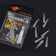[현우레포츠] 방망이원형도래 8개입 / 고탄성 실리콘 도래 / 민물낚시 소품