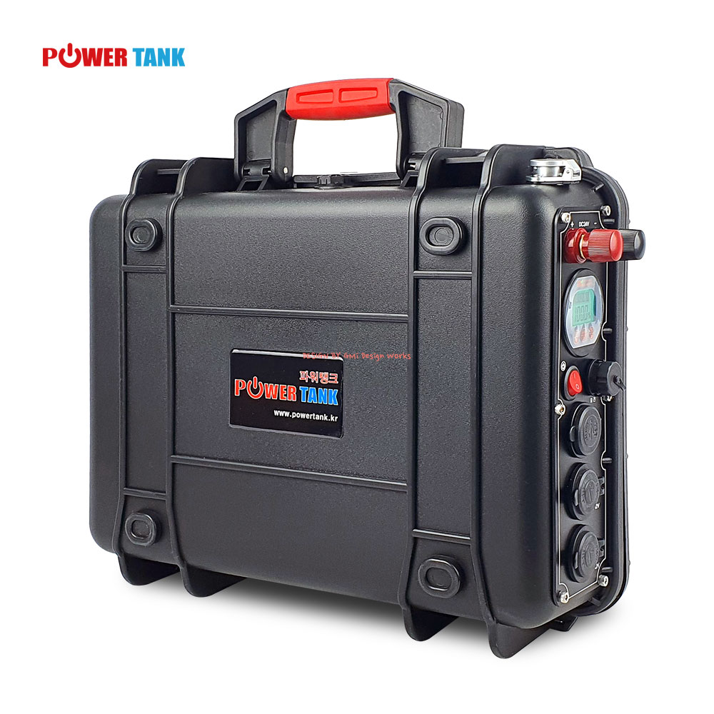 [파워탱크] PT-15H131B / 리튬인산철 배터리 파워뱅크 12V 24V 1664Wh 국산 / 차박 낚시 캠핑 / 국내제작 국내AS