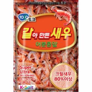 [토코] 갈아만든새우 / 크릴새우 어분콩알 / 떡밥 밑밥 미끼 집어제