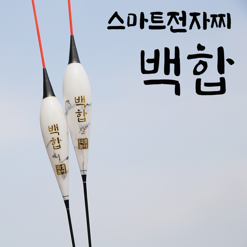 [찌불놀이] 백합 4점등 스마트편대전자찌 / 나노전자찌 유료낚시터찌 장찌