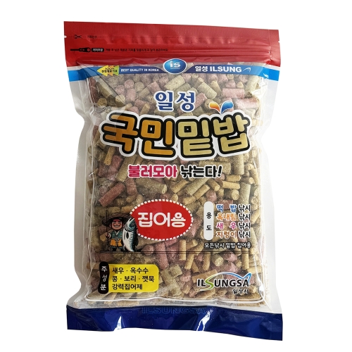 [일성사] 국민밑밥 / 대립+소립 / 떡밥 옥내림 새우 지렁이 낚시