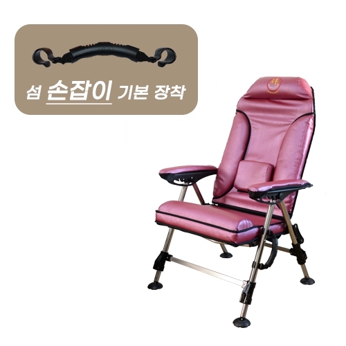 [LNF] 섬 프리미엄골드 의자 / 퍼플 / 섬의자 낚시의자 / 민물낚시