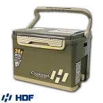 [해동] 24L 카리스마 아이스박스  카키 / HDF 쿨러 바다낚시 보냉 국내제작
