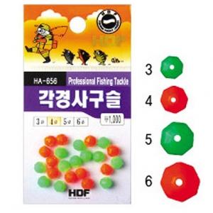 [해동] 각경사 구슬 / 유동구슬 / HA-656