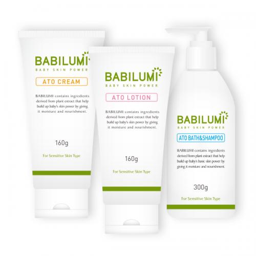 (23%&darr;)베비루미 아토 로션+크림+바스앤샴푸