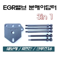 (DMS)커먼네일 EGR밸브분해아답터(쉐보레,R엔진,크루즈1.6) D989