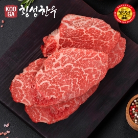 쿠가[냉장] 횡성한우 어사품 2등급 안심 채끝(랜덤) 200g