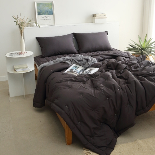 코튼렛 먼지없는 알러지케어 고밀도 워싱 사계절 차렵이불 SS Q