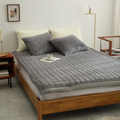 코튼렛 2025시즌 라셀 장모 극세사 겨울 고정밴드 침대패드 SS Q