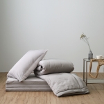 올인원 3단접이식 매트리스 메모리폼 수면매트+더스트프리 차렵이불세트 1인용 원룸 손님용 토퍼 기숙사용