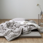 올인원 3단접이식 매트리스 메모리폼 수면매트+더스트프리 차렵이불세트 1인용 원룸 손님용 토퍼 기숙사용