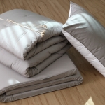 올인원 3단접이식 매트리스 메모리폼 수면매트+더스트프리 차렵이불세트 1인용 원룸 손님용 토퍼 기숙사용