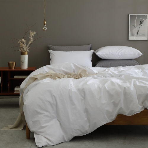 코튼렛 호텔침구 광폭 80수 바이오워싱 이불커버 SS Q K