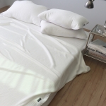 코튼렛 3중직 스트라이프 냉감이불 얇은 먼지없는 여름이불 시원한 차렵이불 SS