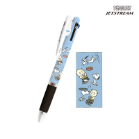 스누피 제트스트림 3색 볼펜 스누피 러브 찰리 0.5mm