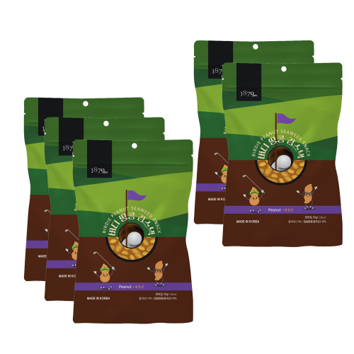 1879 버디 땅콩 김스낵 김부각 5묶음 [원산지:국산(부산광역시 사하구)]