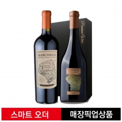 마르치구 M 까베르네 쇼비뇽 & 마르치구 M 쉬라[칠레]+케이스 별매
