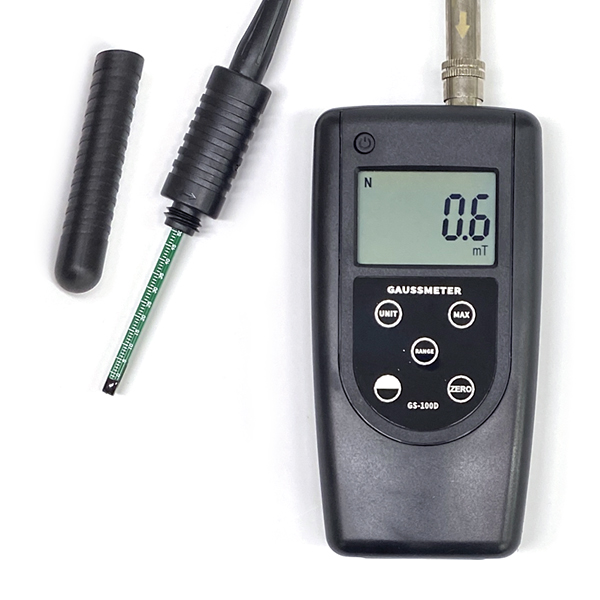 가우스미터 GS-100D 가우스 자력 측정기 GAUSSMETER 자력계 가우스메타 DC 일반자석 해썹 분쇄기 자석봉 측정