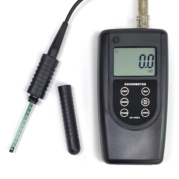 (고정밀모델) 가우스미터 GS-100DAH 자력 측정기 GAUSSMETER 가우스 메타 AC/DC 겸용